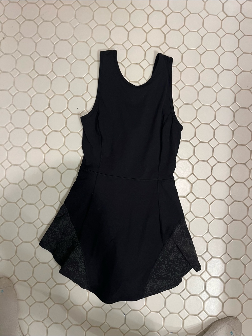 lululemon athletica Black Sleeveless Athletic Skater Dress